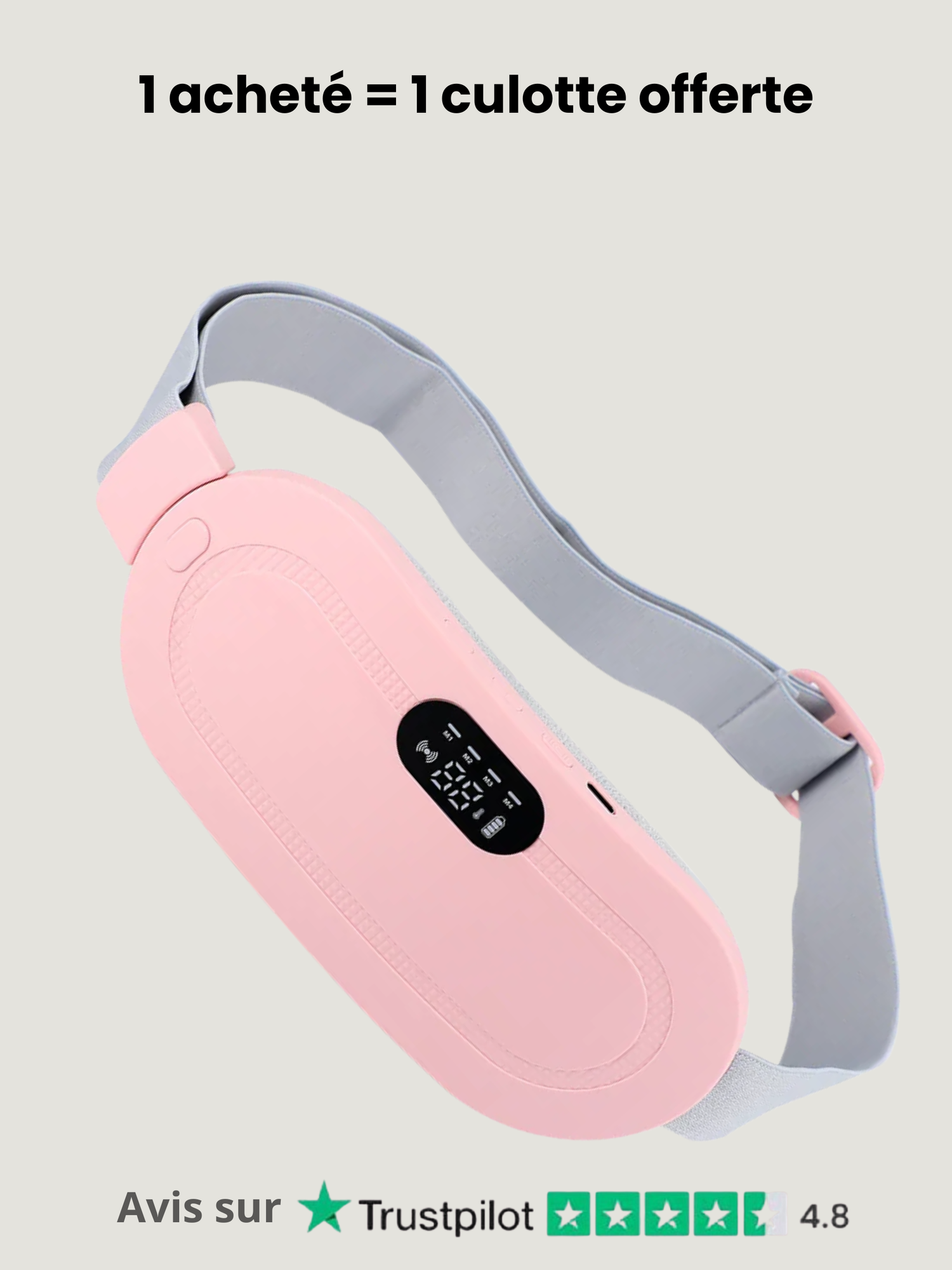 Ceinture menstruelle +TENS